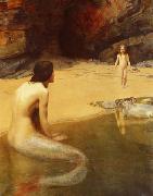 John Collier The Land Baby oil on canvas